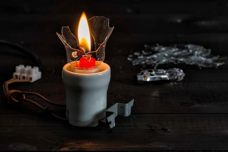 Reclamação por corte da luz sem aviso prévio